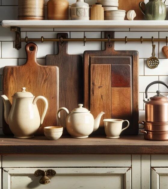 wooden boards kitchen