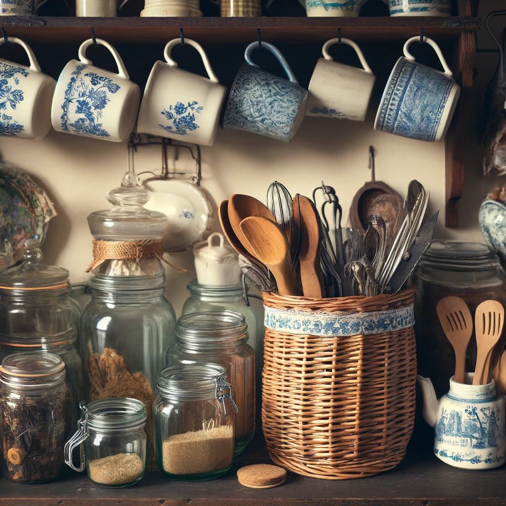 mug wall rack kitchen