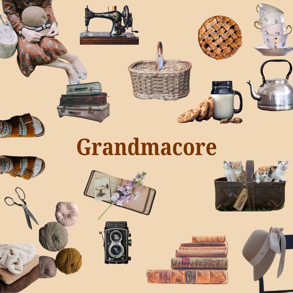 feature collage poster grandmacore elements